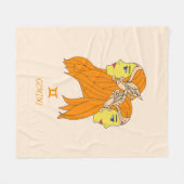 Gemini Fleece Blanket Deken (Voorkant (Horizontaal))