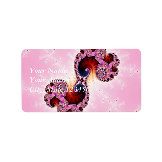 Gemini Fractal Art Etiket (Voorkant)