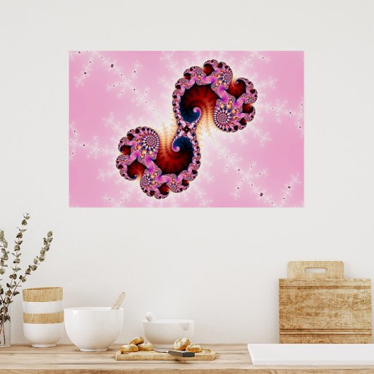 Gemini Fractal Art Poster (Keuken)