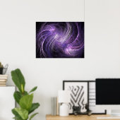 Gemini Fractal Poster (Thuiskantoor)