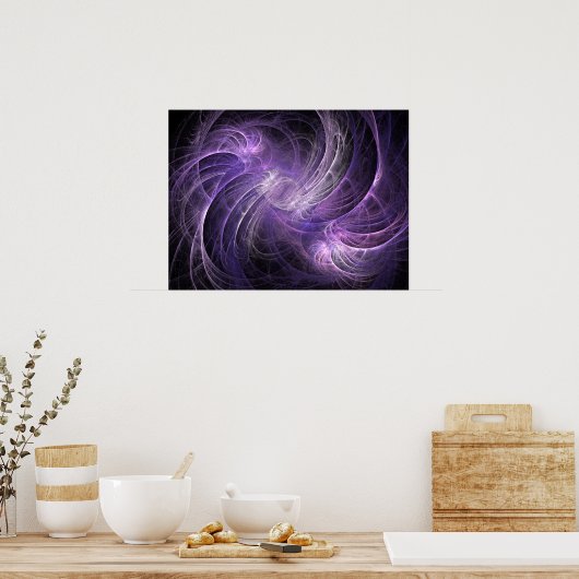 Gemini Fractal Poster (Keuken)