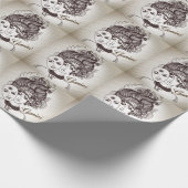 Gemini Gemaskerde Dame Zodiac Cadeaupapier (Hoek)