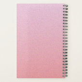 Gemini Gemaskerde roze dame Zodiac Blank binnenin Planner (Achterkant)
