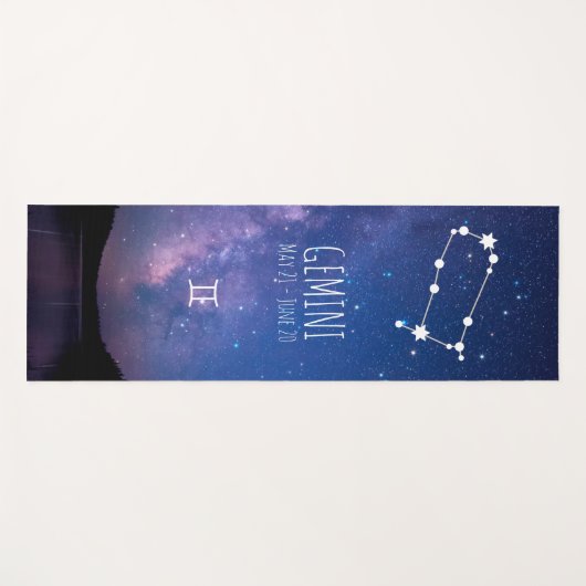 Gemini | Gepersonaliseerde zodische astrologie Yog Yogamat (Voorkant (horizontaal))