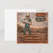 Gemini Giant Route 66 Reisnotitie (Voorkant / Achterkant)