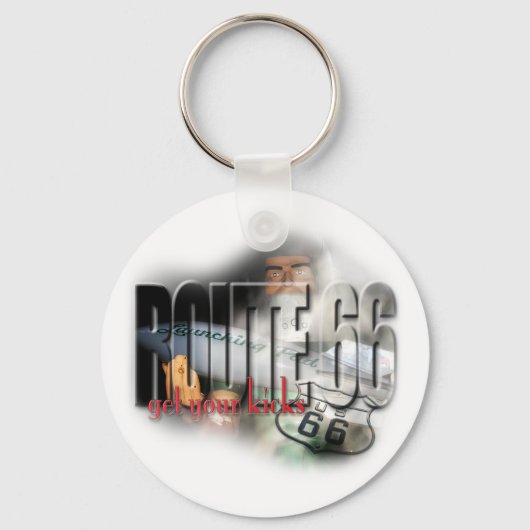 Gemini Giant - Route 66 Sleutelhanger (Voorkant)