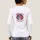 Gemini Glow: Zwanger & Krachtig – Leuk & Machtigen Tri-Blend Shirt (Achterkant)