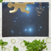 Gemini golden sign theedoek (Gevouwen)