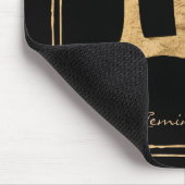 Gemini hammered goud gestileerde astrologie symboo muismat (Hoek)