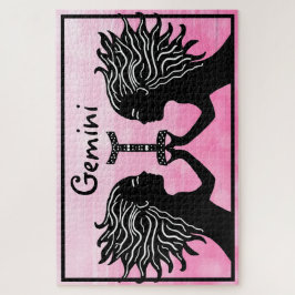 Gemini Hand Drawn Art Horoscope Sign Zodiac Legpuzzel