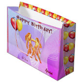 Gemini Happy Birthday / 21 mei - 20 juni Groot Cadeauzakje (Voorkant Gekanteld)