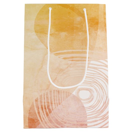 Gemini - Happy Birthday Medium Gift Bag Medium Cadeauzakje (Achterkant)