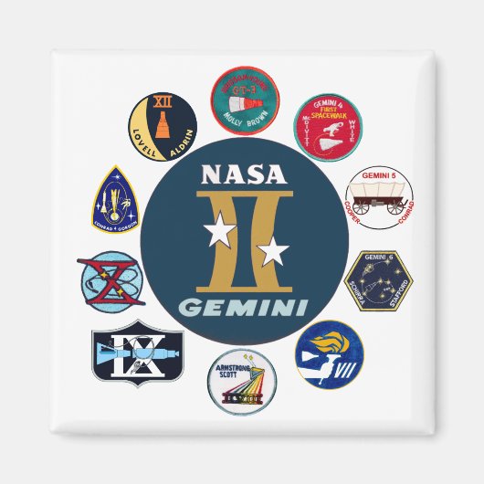 Gemini Herdenkingsdag Logo Magneet (Voorkant)
