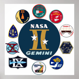 Gemini Herdenkingsdag Logo Poster