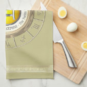 Gemini - het Astrologische Twitter-teken Theedoek (Quarter Fold)