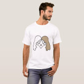 Gemini het twins zodiac astrology-sterbord t-shirt (Voorkant volledig)