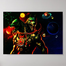 Gemini Horoscoop Mythical Creatures Poster