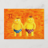 Gemini Horoscoop Sterrenbeeld Sterrenbeeld Briefkaart (Voorkant)