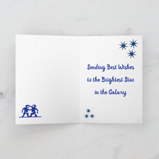 Gemini Horoscope Kaart, Birthday Kaart (Binnen)