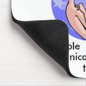  Gemini houdt zich bezig met Cute Cartoon Twins Muismat (Hoek)