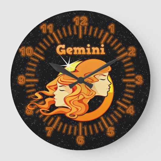 Gemini-illustratie Grote Klok (Voorkant)