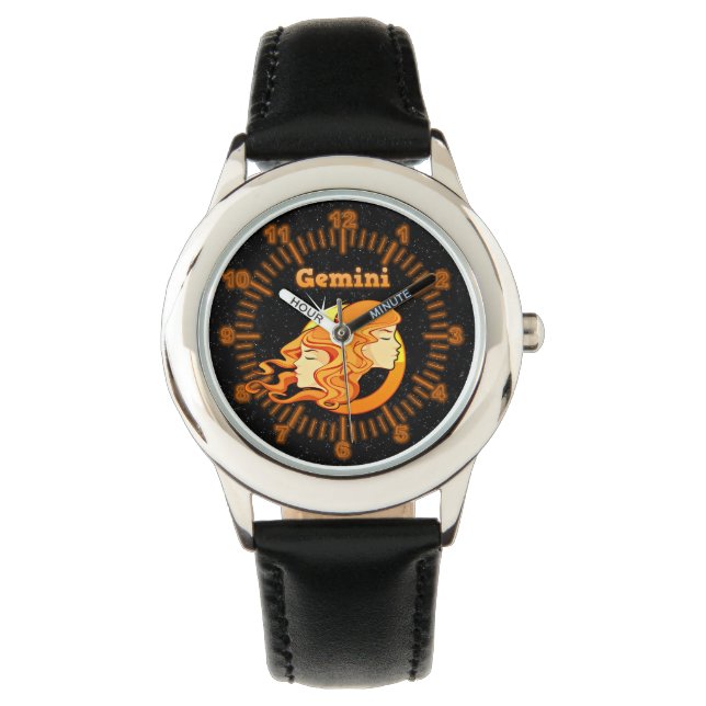 Gemini-illustratie Horloge (Voorkant)