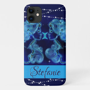 Gemini in Dark Blue Case-Mate iPhone Case