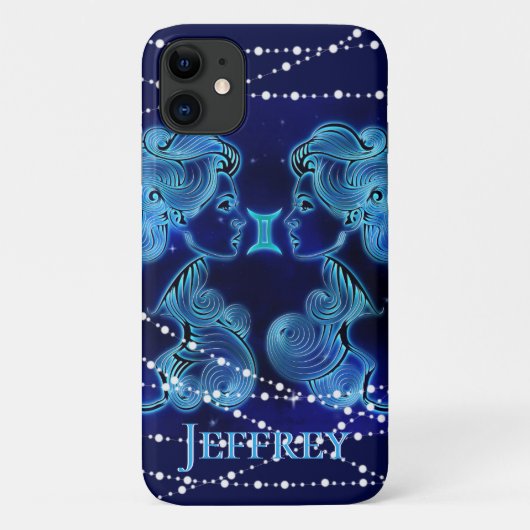 Gemini in Dark Blue II Case-Mate iPhone Case (Achterkant)