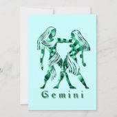Gemini Invitation Kaart (Voorkant)