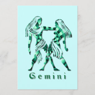 Gemini Invitation Kaart