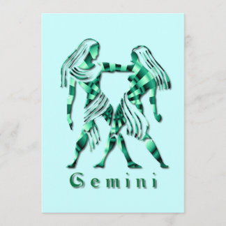Gemini Invitation Kaart