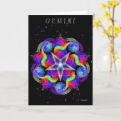 Gemini Kaart (Gele Bloem)