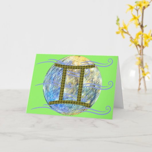 Gemini Kaart (Gele Bloem)