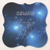 Gemini Kartonnen Onderzetters (Voorkant)