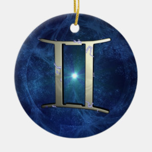 Gemini Keramisch Ornament