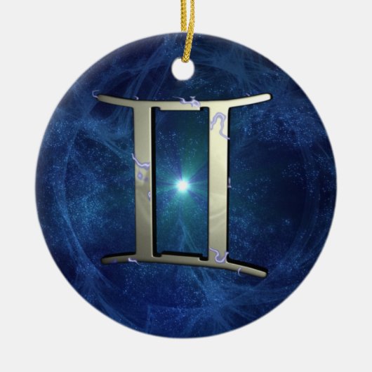 Gemini Keramisch Ornament (Voorkant)