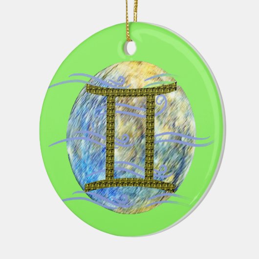 Gemini Keramische Versiering Keramisch Ornament (Links)