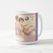 Gemini Lavendel Art Nouveau Mok (Voorkant rechts)
