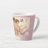 Gemini Lavender Art Nouveau Kleine Latte Mok (Rechterhoek)