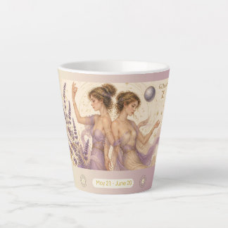 Gemini Lavender Art Nouveau Kleine Latte Mok