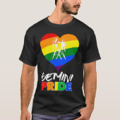 Gemini LGBT Gay Pride Awesome T-shirt (Voorkant)
