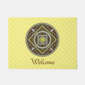 Gemini Mandala Doormat Deurmat (Voorkant)
