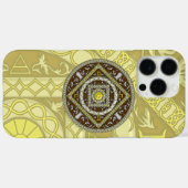 Gemini Mandala Hoesje-Mate Telefoon Case (Achterkant (horizontaal))