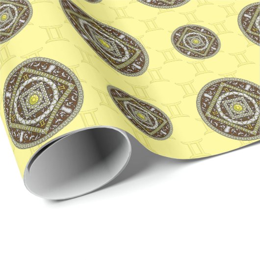Gemini Mandala inpakpapier (Rol Hoek)