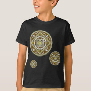Gemini Mandala Kind en Baby Donker Shirt