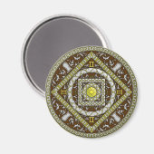 Gemini Mandala Magnet (Voorkant / Achterkant)