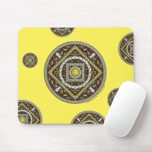 Gemini Mandala Mousepad Muismat (Met muis)