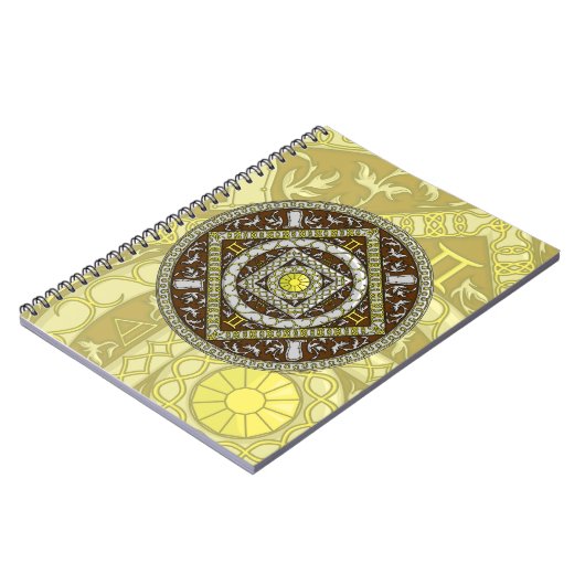 Gemini Mandala Notitieboek (Linkerzijde)