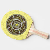 Gemini Mandala Ping Pong Paddle Tafeltennisbatje (Zijkant)