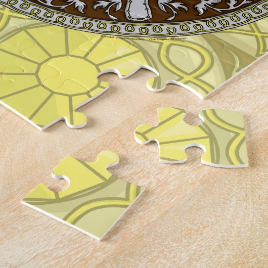 Gemini Mandala Puzzle Legpuzzel (Zijkant)